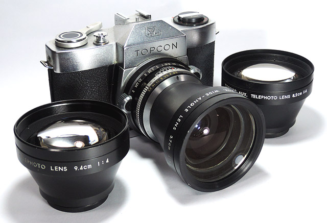 Topcon PR II & TOPCOR AUX. lenses