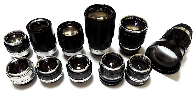 UV Topcor & Kowa R Lenses